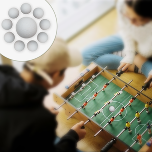HONGMAO HM-FB-006 PP accessoires de Table de football 36mm Mini blanc classique Arcade bureau couleur changeante boules de billard Logo personnalisable - Product Image 4