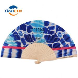 Ventiladores plegables de madera impresos españoles de alta calidad para la venta - Product Image 3