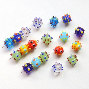 Fabricante de China, calabaza de Halloween, cuentas de vidrio esmaltadas antiguas, venta al por mayor, accesorios de joyería <span class=keywords><strong>DIY</strong></span>, cuentas de cristal de Murano a granel - Product Image 2