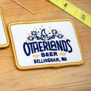 Embroidered <b>Patches</b> Bulk Heat Press 3D Customize logo Applique Badges Embroidery <b>Patch</b> <b>Sew</b> Iron <b>on</b> for Clothing - Product Image 2