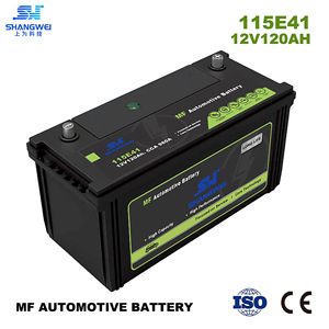 แบตเตอรี่รถยนต์ Shangwei MF 12V 120Ah 115E41 สำหรับสตาร์ทรถยนต์ รถบรรทุก และเครื่องปั่นไฟ - Product Image 1