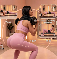 Ceinture de poussée de hanche durable avec double boucle pour haltères, kettlebells et plaques de poids, pour femmes/hommes, équipement d'entraînement des fessiers
