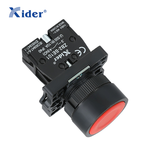 Control de circuitos eléctricos planos Xider de 22mm, interruptor de botón pulsador, retorno por resorte - Product Image 5