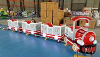 Mini Train électrique Attractions de fête foraine d'intérieur pour enfants Carnaval Ride Equipment Metal Mini Track for Shopping Adventure Parks