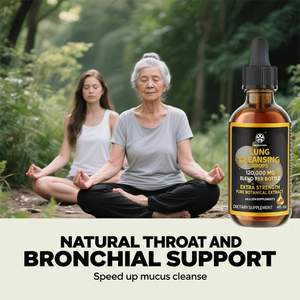 Gotas de limpieza pulmonar de fábrica, soporte de desintoxicación inmune, limpieza de pulmones respiratorios, suplementos de mullein - Product Image 4