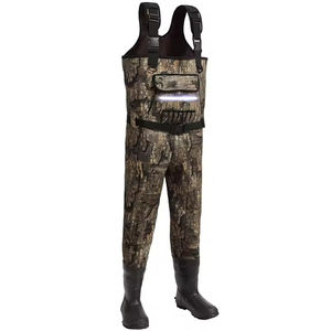 Waders de chasse Camo pour femmes et hommes Nouveau style Wader de pêche avec lumière LED Camo Chest <span class=keywords><strong>Bottes</strong></span> en néoprène - Product Image 1