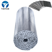 Matériau d'isolation thermique en aluminium double bulle pour bâtiments métalliques et en bois, usage en entrepôt, design moderne, épaisseur 6 mm