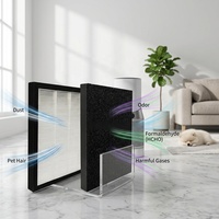 Filter Pengganti Pembersih Udara Desktop Honeycomb HEPA Menghilangkan Formaldehida, Bau Bulu Hewan Peliharaan, Debu, PM2.5 untuk Pemilik Hewan Peliharaan, Rumah, dan Kantor