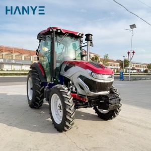 Miễn phí vận chuyển 50hp 80hp 100HP 4WD động cơ bánh xe nhỏ vườn máy kéo/nông nghiệp 4x4 Nhỏ Gọn Mini trang trại Máy kéo với cab - Product Image 4