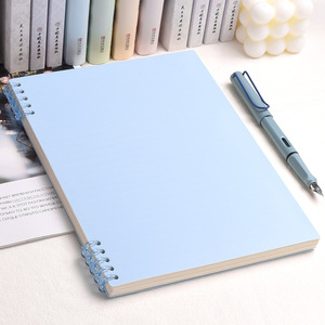 Sổ tay A5 bìa cứng PP, hộp đựng, mẫu trống in thăng hoa, có thể tùy chỉnh, kiểu kẹo macaron cổ điển, dành cho học sinh - Product Image 5