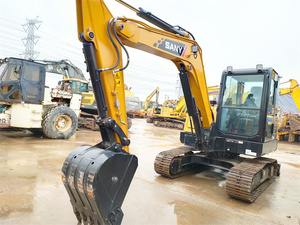 Excavadora de cadenas usada SANY 55PRO de 5 toneladas para excavación y expansión de estanques de peces, con potencia estable y mayor autonomía. - Product Image 2