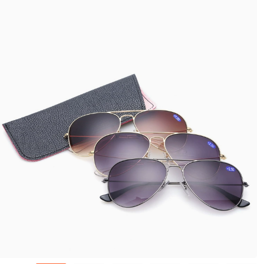 Bifocal Sun Reading Glasses Men Business Sunglasses Presbyopia Eyeglasses Eyewear +1.0+1.5+2.0+2.5+3.0+3.5