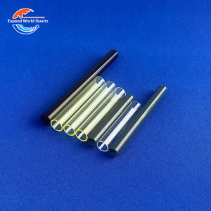 Tuyau en verre borosilicate de <span class=keywords><strong>quartz</strong></span> clair personnalisé, haute pureté, soudage, découpe, surface polie pour lampes à fumer, tube de haute qualité - Product Image 6