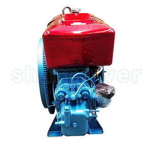 Высококачественный Zs1105 Zs1100 Zs1115 18Hp 15Hp 24Hp одноцилиндровый 4-тактный дизельный двигатель с водяным охлаждением с мотором и насосом - Product Image 3