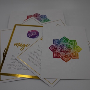 מפעל סין עשה גבוהה מוקצף מותאם אישית נייר בגודל מותאם אישית מגרש כרטיס משחק לסיטונאי - Product Image 3