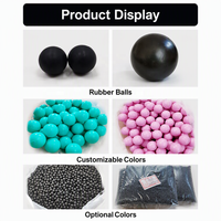 Billes en silicone solide industrielles (2 mm à 60 mm) pour tamis vibrants ; Billes en silicone haute élasticité pour machines de nettoyage des céréales