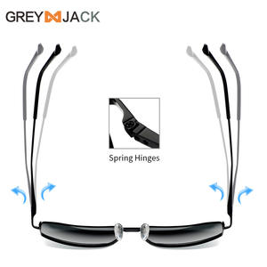 Lunettes de soleil carrées Greyjack pour hommes, verres TAC UV400, monture complète, conduite, extérieur, mode - Product Image 3