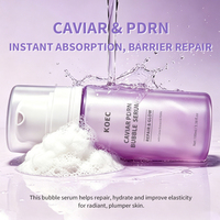 KOEC Caviar PDRN Liposome Bubble Booster, Essence Moussante Micro-Bulles pour Peaux Ternes et Fragilisées, Nourrissant en Profondeur, Éclat Radieux