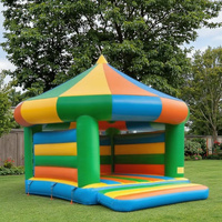 Parc de trampoline amusant pour enfants sur le thème du dessin animé commercial Maison de rebond pour enfants pour le jeu en plein air