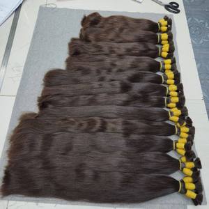 Cheveux humains vierges vietnamiens en vrac |   Cheveux naturellement lisses |   Cuticules entièrement intactes |   Machine à double trame |   Sans nœuds |   Toutes les couleurs |   Prix OEM - Product Image 2