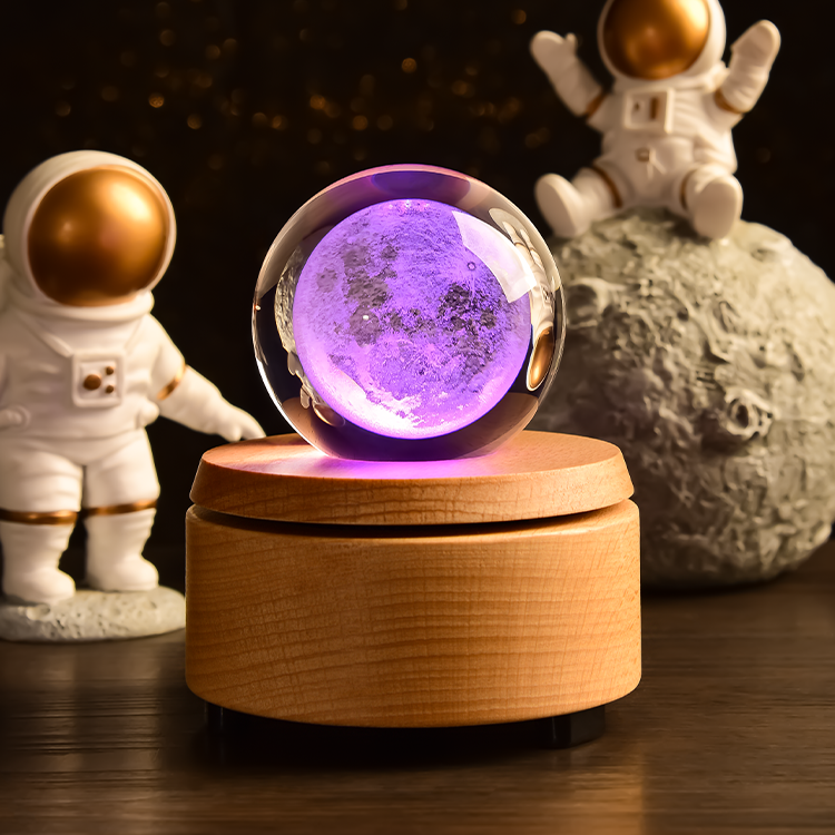 Factory Price Manufacturer Touch LED Base K9 Crystal Magic Glass Planet Ball