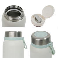 Boîte à lunch isotherme portable en acier inoxydable 304 de 700 ml avec cuillère, thermos alimentaire à double paroi de 1 L pour adultes