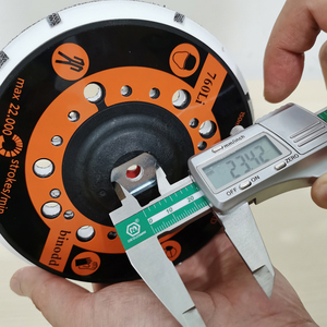 Tampon de polissage, 150Mm, 6 pouces, filetage M8, sans poussière, 43 trous, adapté aux tuyaux, plateau pneumatique électrique - Product Image 5