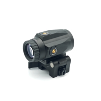 Hunting Prism Scope Edge 3X Magnifier Sight Quick Release Mount Tactical Optical Scope Equip with Holographic Red Dot Sight