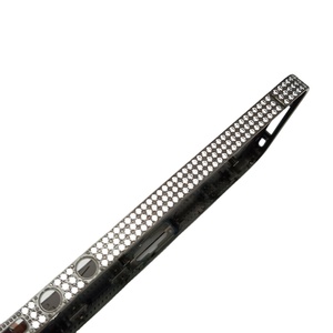 Cho <span class=keywords><strong>Iphone</strong></span> <span class=keywords><strong>4S</strong></span> Kim Loại Điện Thoại Khung Sáng Bạc Kim Cương Sang Trọng Màu Đen Điện Thoại Khung Tay khảm Với Đá Tốt Điện Thoại Di Động Khung - Product Image 2