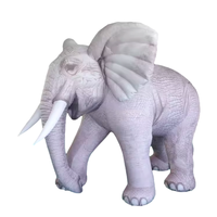 Nuevo Diseño, Resistente al Agua y a los Rayos UV, Elefante Inflable Gigante y Duradero para Publicidad Exterior y Eventos, Tamaño Personalizable