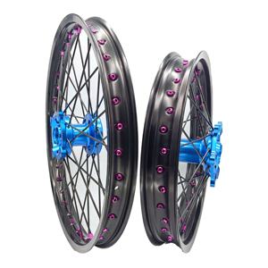 Ruedas Completas MX RMZ DRZ <span class=keywords><strong>250</strong></span> 400 450 de 18 19 21 Pulgadas con 36 Radios para Suzuki - Product Image 6