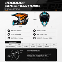 Casque de moto pour adultes et adolescents, casque complet pour vélo de montagne, casque de karting, casque de course pour adultes et enfants