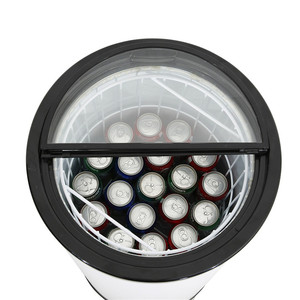 Enfriador de Latas de Cerveza <span class=keywords><strong>Red</strong></span> <span class=keywords><strong>Bull</strong></span> con Puerta de Vidrio Redonda, Enfriador de Latas Sublimable con Ruedas, Enfriador de Botellas de Cerveza - Product Image 5