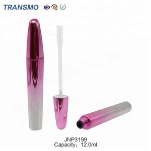 Tube de mascara vide en silicone rose avec bouchon à vis pour l'application de fard à joues et d'eye-liner - Product Image 4