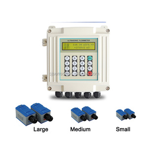 Kỹ thuật số siêu âm Inline dầu & nước Flow Meter với LCD hiển thị độ chính xác 1% treo tường hỗ trợ OEM - Product Image 1