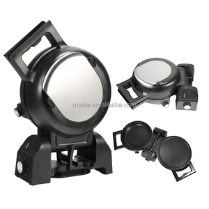 Aifa Gaufrier Rotatif Électrique Vertical en Acier Inoxydable à 4 Grilles et 180 Degrés avec Logo Personnalisé, pour Gaufres Épaisses, Omelettes, Roti et Pizzas - Product Image 1