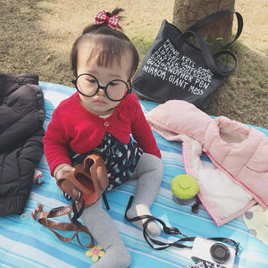 Boléro en tricot pur coton avec nœud pour fille Cardigan décontracté en coton pour fille - Product Image 3