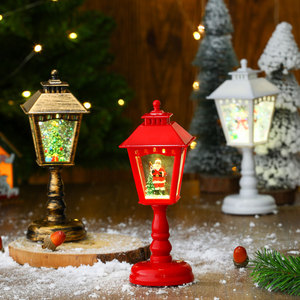New Christmas decorative <b>lantern</b> with light and music, night light, creative ornament, Christmas gift. - Product Image 4