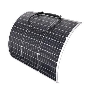 중국 도매 100w 150w 200w 유연한 태양 전지 패널 모노 태양 전지 패널 rv