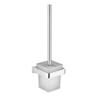 Ensemble d'accessoires de salle de bain en cuivre chromé pour l'international, design moderne et épuré, haut de gamme, avec étagère de rangement pour toilettes, porte-serviettes et barre porte-serviettes