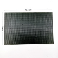 CHINABEES 280mm * 425mm Dadant Abeille Européenne Cadre De Fondation En Plastique Avec Peigne Fondation Apiculture Outil Boîte D'accouplement Abeille Apimelli