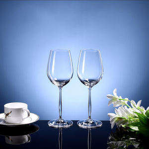Copas de vino de cristal de estilo moderno Premium Copa de vino de borde ultrafino de tallo largo para uso en restaurante en el hogar - Product Image 1