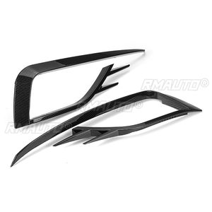 Cubierta Decorativa para Faros Antiniebla Delanteros de Coche, Aspecto Fibra de Carbono/Negro, 2 Piezas, para VW Golf 7.5 MK7.5 2018 2019 2020 - Product Image 2