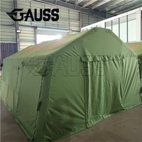 Abri gonflable géant personnalisé pour l'extérieur, tente modulaire portable à colonnes d'air, chapiteau d'urgence pour événements, tente de commandement à installation rapide