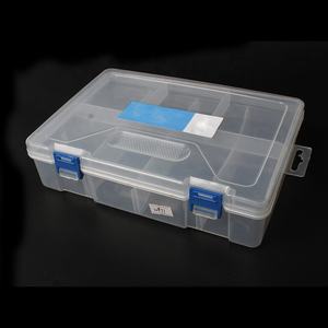 Cajas organizadoras <span class=keywords><strong>de</strong></span> joyería para <span class=keywords><strong>herramientas</strong></span> artesanales, contenedores <span class=keywords><strong>de</strong></span> almacenamiento <span class=keywords><strong>de</strong></span> 2 capas transparentes <span class=keywords><strong>de</strong></span> plástico con divisores, 21871 - Product Image 2