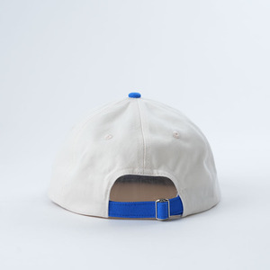 Cappello da papà personalizzato a basso profilo 5 pannelli cappelli bianchi aggiungono loghi diversi dimensioni personalizzate a tesa curva - Product Image 5