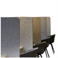 Écran de séparation de bureau moderne personnalisé, panneau acoustique insonorisant et écologique pour la confidentialité sur le bureau