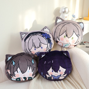9 phong cách 30cm honkai: Sao đường sắt Dan Heng kafaka Mèo Tai nhồi bông đồ chơi búp bê Anime sang trọng gối trẻ em Đồ chơi hai mặt mô hình thu thập - Product Image 5