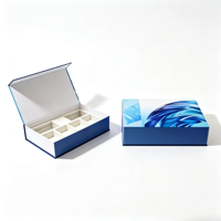 Boîtes d'emballage de parfum de luxe pour les marques de cosmétiques et de parfums, boîte cadeau rigide personnalisée avec logo, doublure en mousse EVA, couvercle magnétique