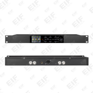 Système de microphone cravate professionnel 4 canaux OEM BD-6050 de haute qualité avec écho/égaliseur/feedback intégrés pour karaoké et chant en église - Product Image 6